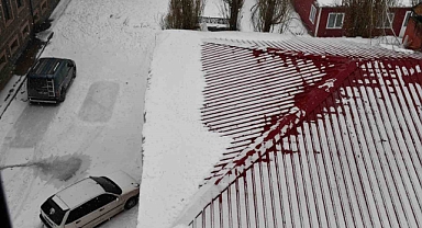 Ardahan'da soğuk hava ve sis yerini kar yağışına bıraktı