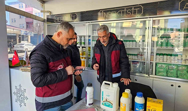 Bingöl'de gübre bayileri ve üreticileri denetlendi