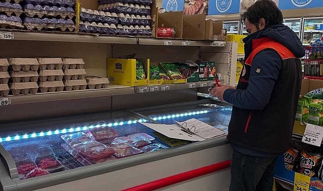 Diyadin İlçe Tarım Müdürlüğü ekipleri gıda satış yerlerini denetledi