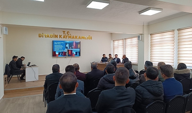 Diyadin'de "Okul Güvenliği ve tedbirleri" toplantısı yapıldı