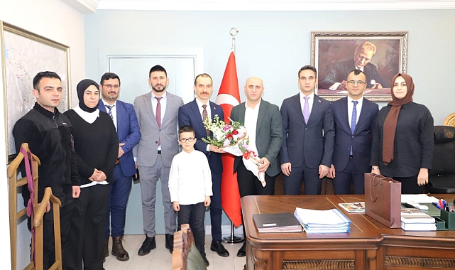 Doğubayazıt Kaymakam Ekinci, Vergi Haftası dolayısıyla Vergi Dairesi heyetini kabul etti