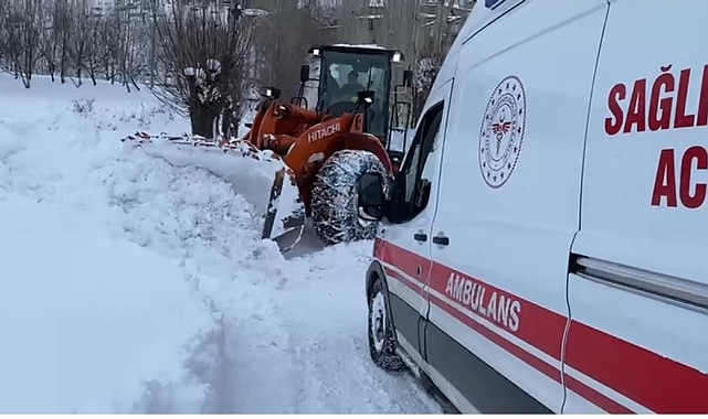 Ekipler hasta için seferber oldu