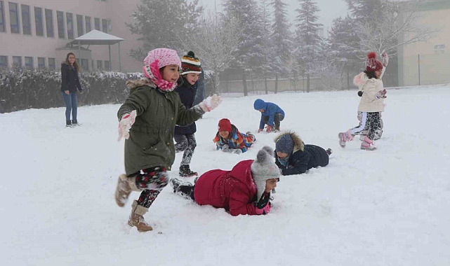 Erzincan'da kar tatili, eğitime 1 gün ara verildi