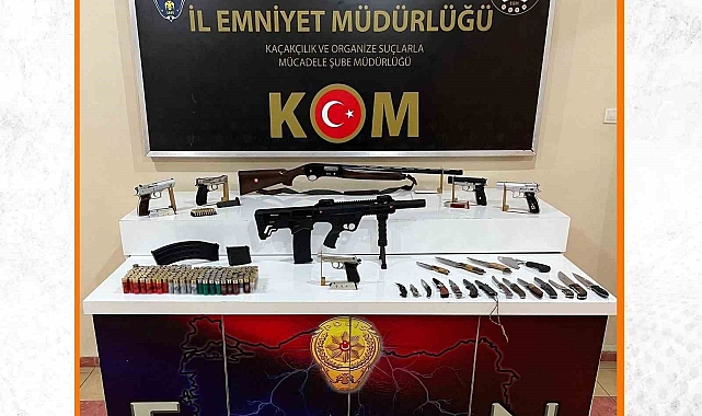 Erzincan İl Emniyet Müdürlüğünden silah operasyonu