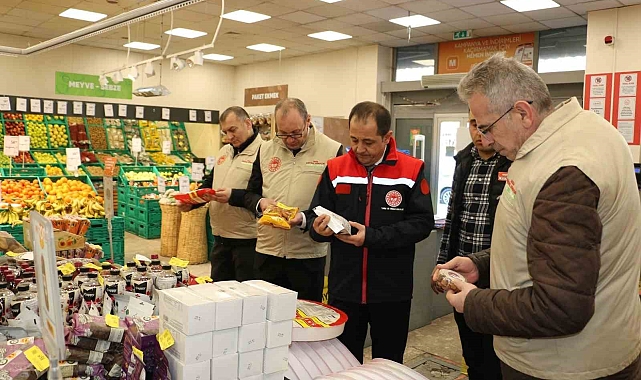 Erzincan'da gıda satış noktaları ve ramazan kolileri denetlendi