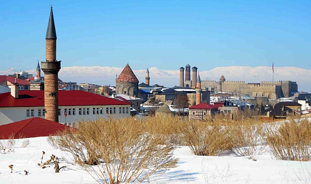 Erzurum'da termometreler -26'yı gösterdi
