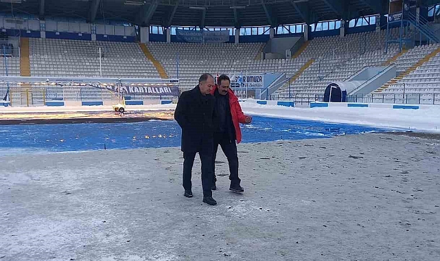 Erzurum Kazım Karabekir Stadı'nda yoğun seferberlik