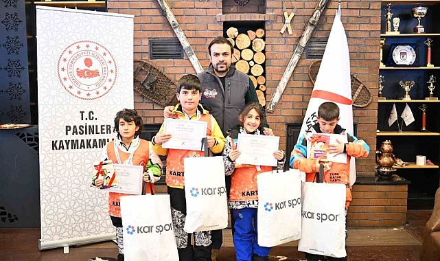 Erzurum'un kırsal kesimindeki 100 çocuk kayakla tanıştı