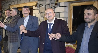Erzurum'un Şenkaya ilçesinde muhtarlar birlik beraberlik gecesi