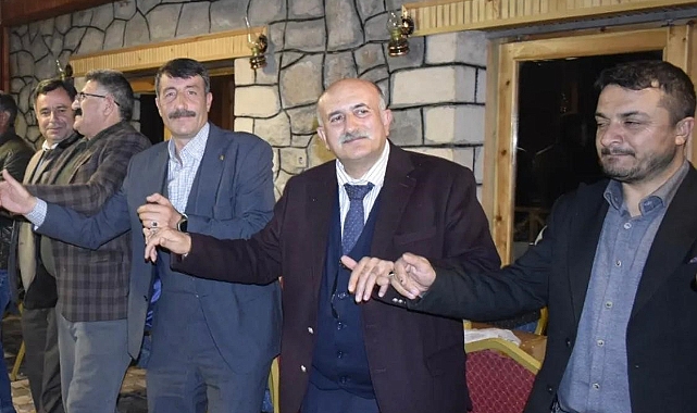 Erzurum'un Şenkaya ilçesinde muhtarlar birlik beraberlik gecesi