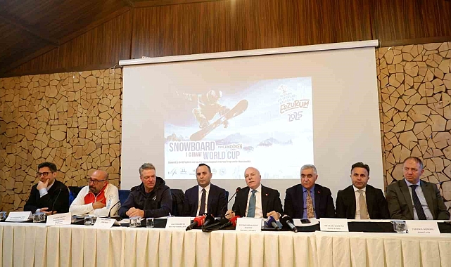 Erzurum'da FIS Snowboard Cross World Cup heyecanı