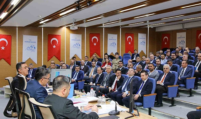 Vali Çelik Başkanlığında 'İl Koordinasyon Kurulu Toplantısı' yapıldı