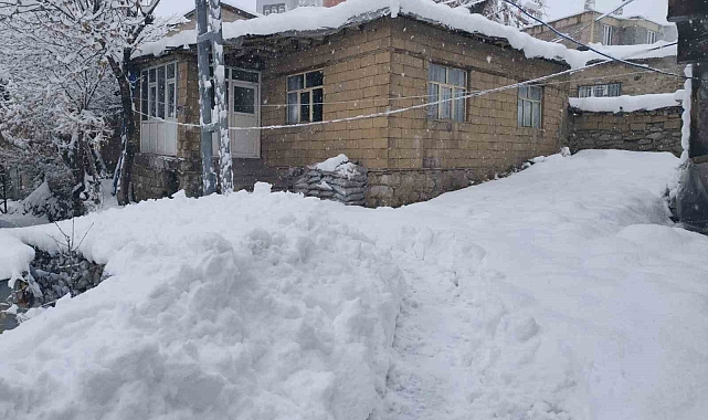 Hakkari'de 31 yerleşim yerinin yolu kapandı