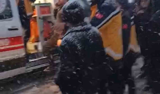 Hakkari'de yoldan çıkan kamyonet devrildi: 3 yaralı