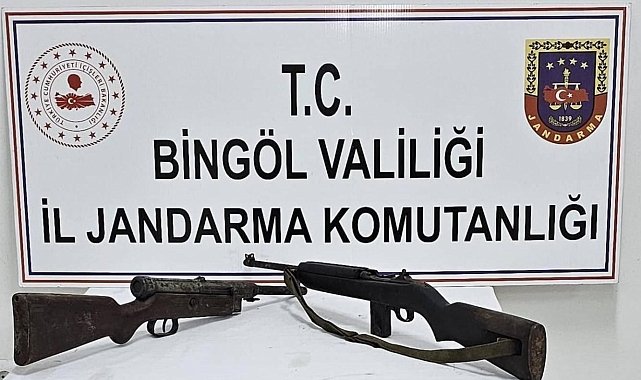 Jandarma ekiplerince yapılan operasyonda 6 tüfek ele geçirildi