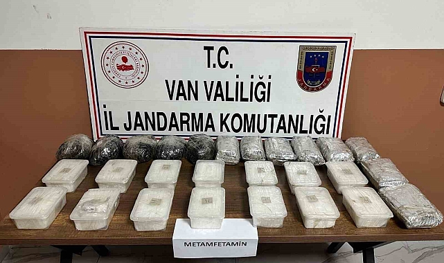 Jandarma Van'da 243 kilogram 624 gram uyuşturucu ele geçirildi