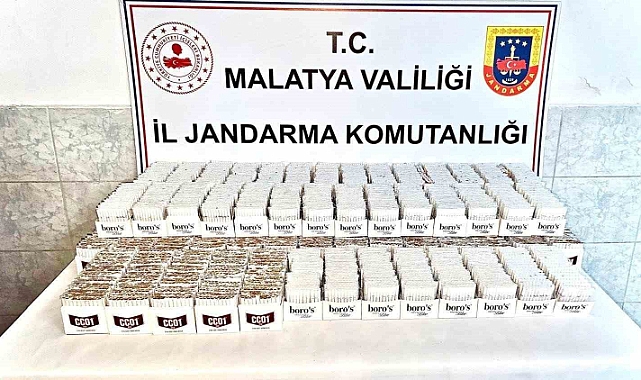 Jandarmadan kaçak makaron operasyonu