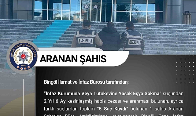 Kesinleşmiş Hapis Cezası Bulunanlar tutuklandı