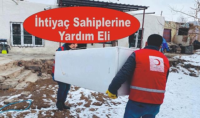 Kızılay Doğubayazıt Şubesi'nden İhtiyaç Sahiplerine Yardım Eli