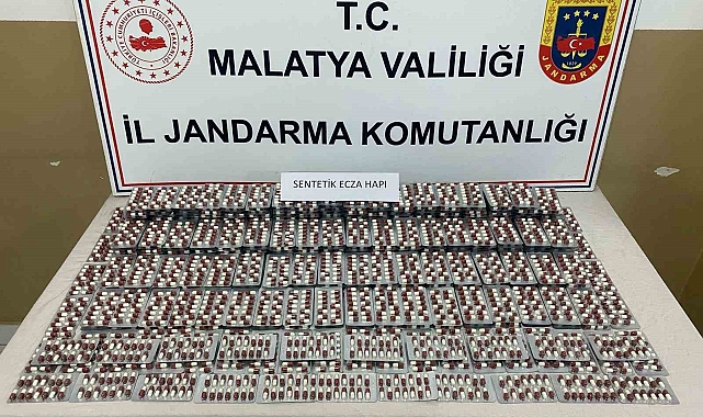 Malatya'da 5 bin 469 sentetik hap ele geçirildi