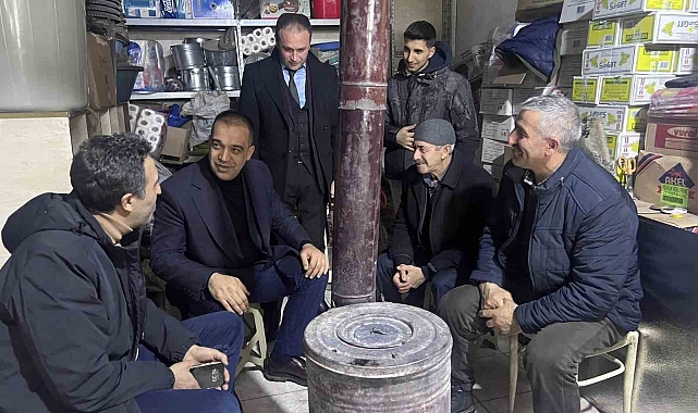 MHP İl Başkanı Yurdagül, Hınıs ve Tekman'da esnafı ziyaret etti, muhtarlarla biraraya geldi
