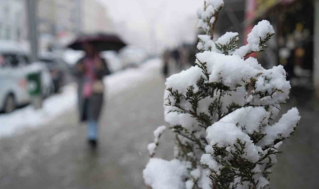 Muş'ta yoğun kar yağışı eğitime 1 gün ara verildi