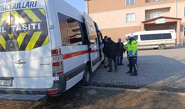 Öğrenci servisleri denetlendi