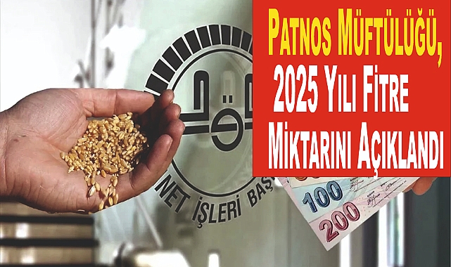 Patnos Müftülüğü, 2025 Yılı Fitre Miktarını Açıklandı