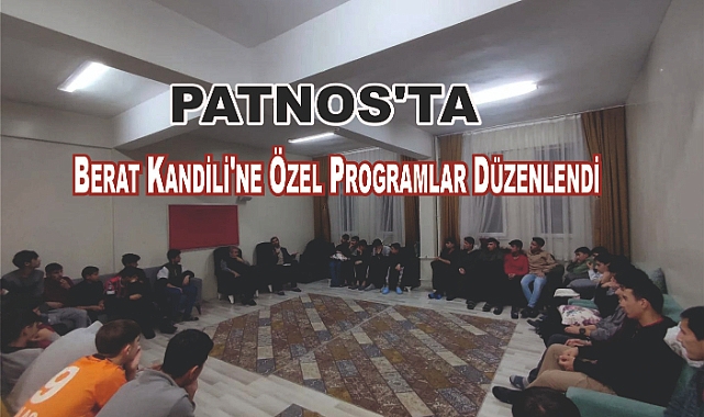 Patnos Müftülüğü'nden Berat Kandili'ne Özel Programlar Düzenlendi