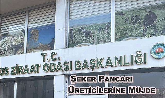 Patnos Ziraat Odası'ndan Şeker Pancarı Üreticilerine Müjde
