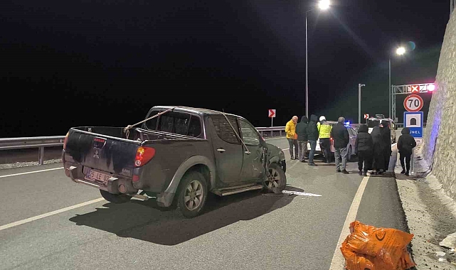 Pirinkayalar Geçidi'nde trafik kazası