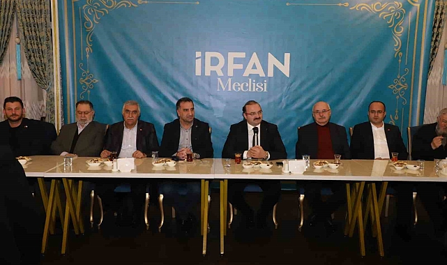 Rektör Hacımüftüoğlu İrfan Meclisi'ne konuk oldu