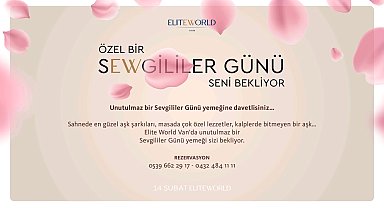 Sevgililer Yılbaşında Elite World Van Otel'de Buluşacak