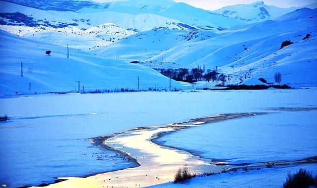 Soğuk rekoru yine Erzurum 'da