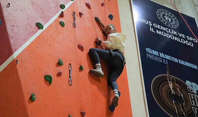 Türkiye Dağcılık Federasyonu tarafından Muş'ta "Spor Tırmanış Temel Seviye Eğitimi" başladı