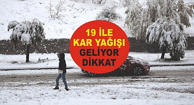 Türkiye'de Sibirya Soğukları Etkili Olacak: 19 İl İçin Kuvvetli Kar Uyarısı!