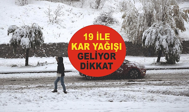 Türkiye'de Sibirya Soğukları Etkili Olacak: 19 İl İçin Kuvvetli Kar Uyarısı!