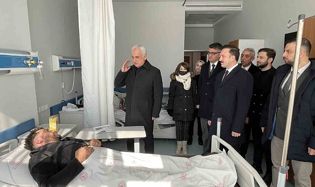 Vali Avni Çakır 100 yataklı Devlet Hastanesine ziyaret etti