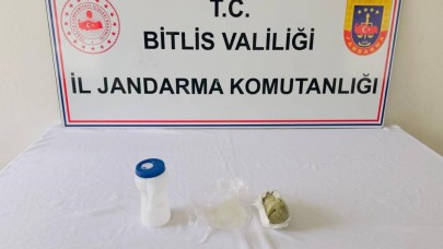 Jandarma Bitlis'te uyuşturucu operasyonu gerçekleştirdi