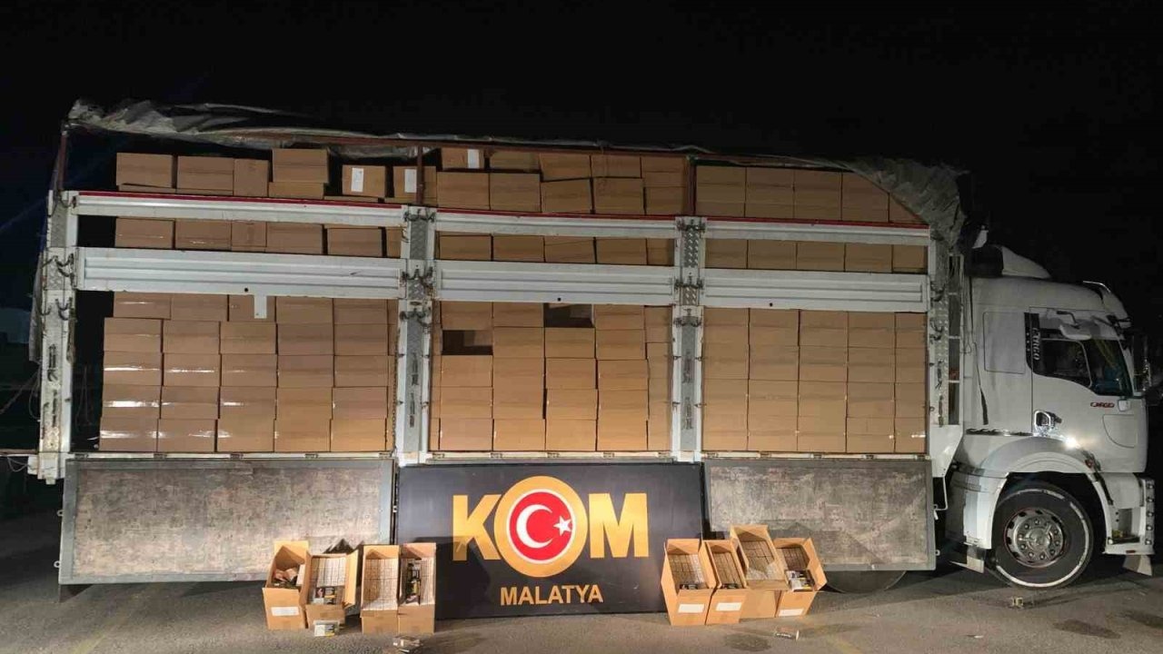 Polis 7 milyon 250 bin adet makaron ele geçirildi
