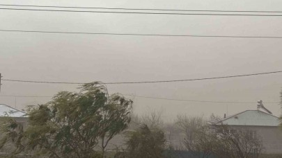 Iğdır’ı toz bulutu sardı, hayat felç oldu