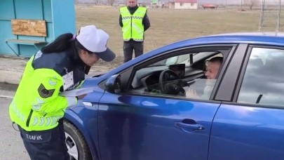 Erzurum'da  jandarma bayram mesaisinde