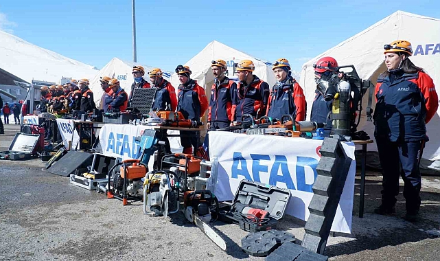 AFAD'dan Palandöken'de dev kış tatbikatı