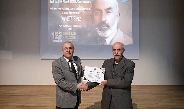 Ağrı’da Mehmet Akif Ersoy’un hayatı ve eserleri hakkında konferans verildi