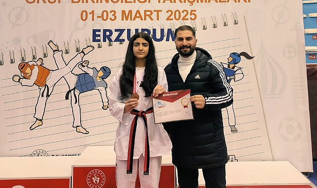 Ağrılı sporcu Berfin Işık 46 kiloda Türkiye 3’üncüsü oldu