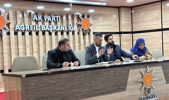 AK Parti Ağrı İl Başkanlığı 9’uncu değerlendirme toplantısını yaptı