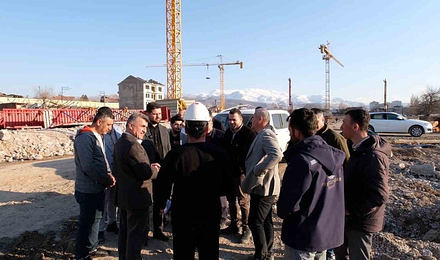 DAİMFED Heyeti, Malatya'da rezerv alan şantiyelerini inceledi