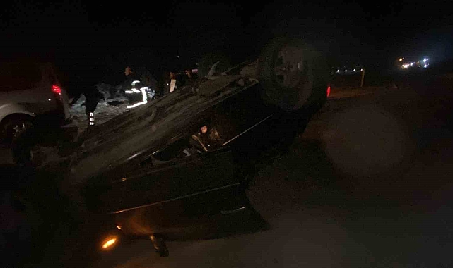Erzincan'da meydana gelen trafik kazasın da 1 kişi yaralandı