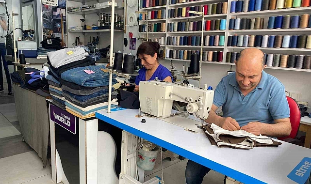 Erzincan'da terzilerde bayram yoğunluğu