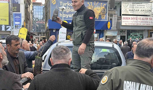 Iğdır'da 5 bin fidan dağıtımı yapıldı